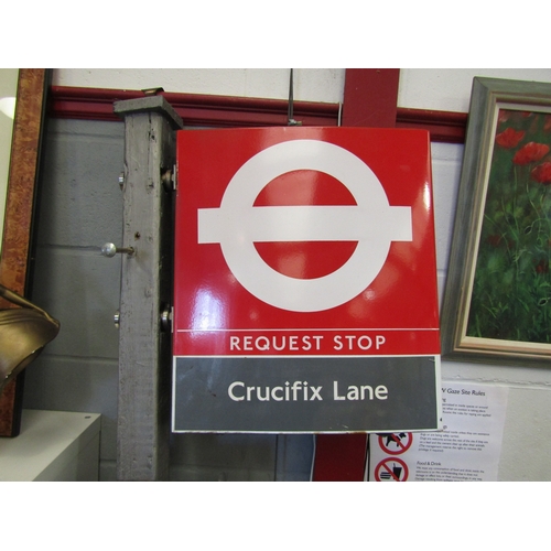 1266 - A London bus stop sign 