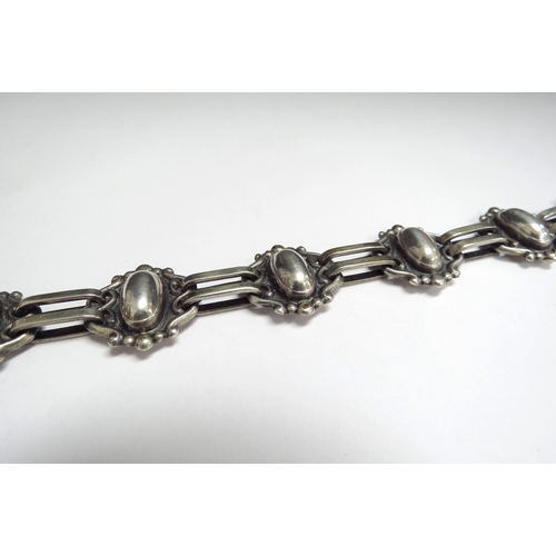 9435 - A Scholle Denmark silver bracelet Circa 1950, stamped 830s, 31.9g       (R) £50