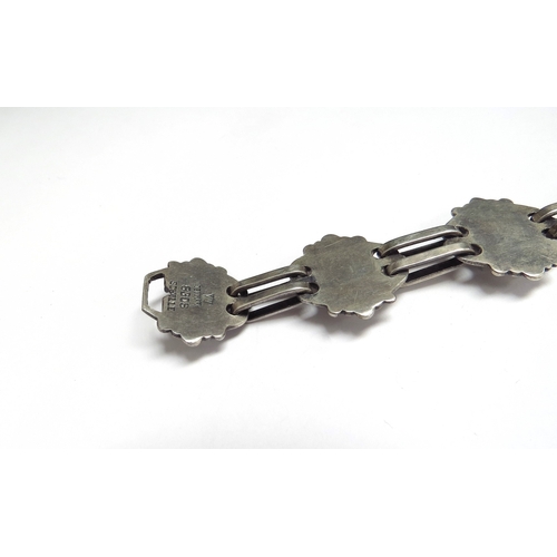 9435 - A Scholle Denmark silver bracelet Circa 1950, stamped 830s, 31.9g       (R) £50