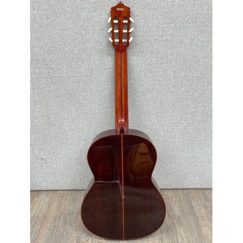 5141 - A Japanese-made classical guitar, full size (4/4), no maker visible, Indian rosewood back, sides and... 