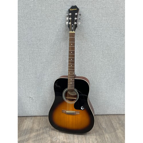 5155 - An Epiphone DR model DR-100 VS acoustic guitar, sunburst body, serial no. 15091312049