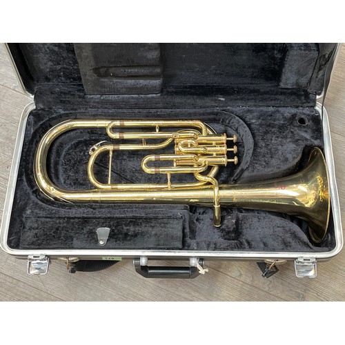 5084 - A Yamaha YAH201 Eb tenor horn, cased