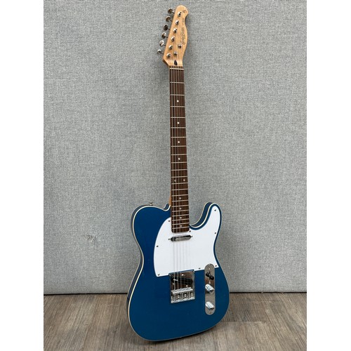 5124 - A Harley Benton VT series telecaster style electric guitar, blue body