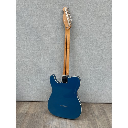 5124 - A Harley Benton VT series telecaster style electric guitar, blue body