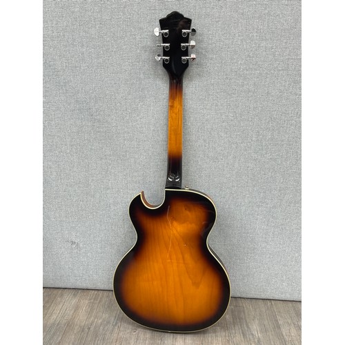 5133 - A DeArmond by Guild Starfire Special  semi-acoustic electric guitar circa 1998, sunburst body, made ... 