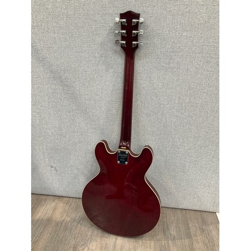 5182 - A Columbus Series 3 335 style electric guitar, red natural body, serial number 890332  (R)  £100