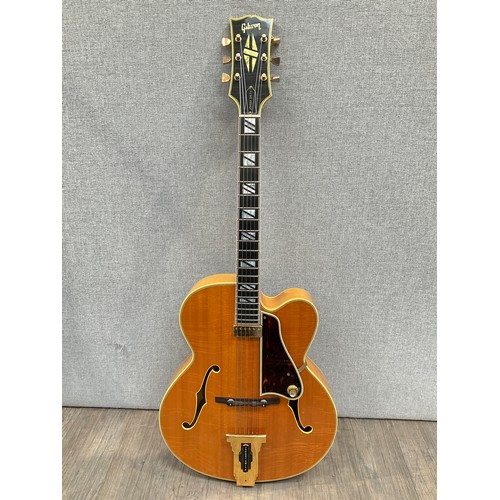 5204 - A Gibson Johnny Smith electric guitar circa 1971, serial no. 637346, with replacement bridge (origin... 