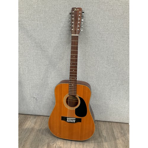 5145 - A Fender F-5-12 twelve string acoustic guitar, serial no. FY8300817  (R)  £80