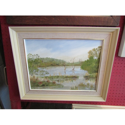 1062 - C. BALKHAM (local artist): An oil on board entitled 