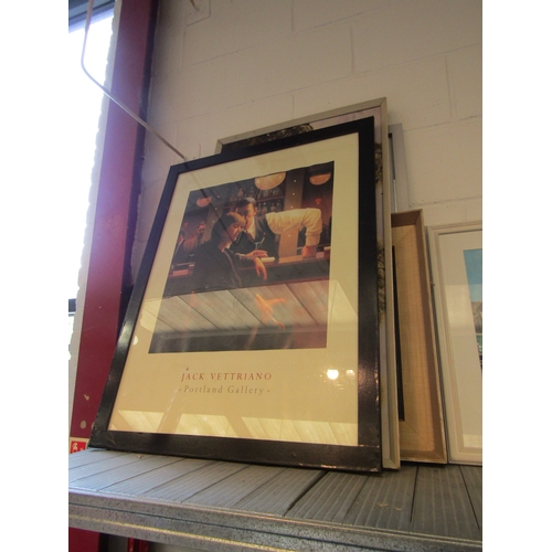 1188 - A Jack Vettriano print 