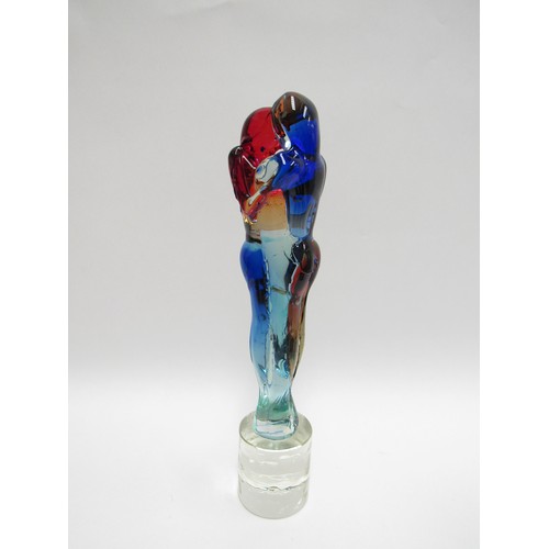 7243 - GIULIANO TOSI (b.1942): A Murano glass sculpture, 