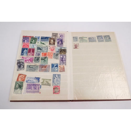 1271 - A stamp album containing various aged world wide stamps including Deutsches Rerch, Poste Halsane etc... 