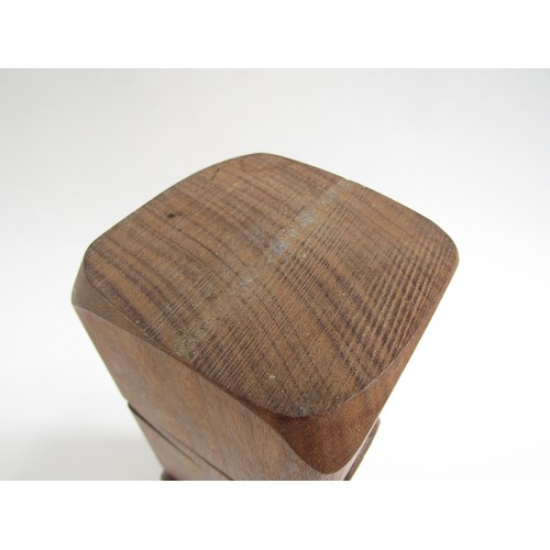 7547 - BRIAN WILLSHER (1930-2010) A wooden puzzle sculpture, unsigned. 26cm high. a/f  (E) Next Modern Desi... 