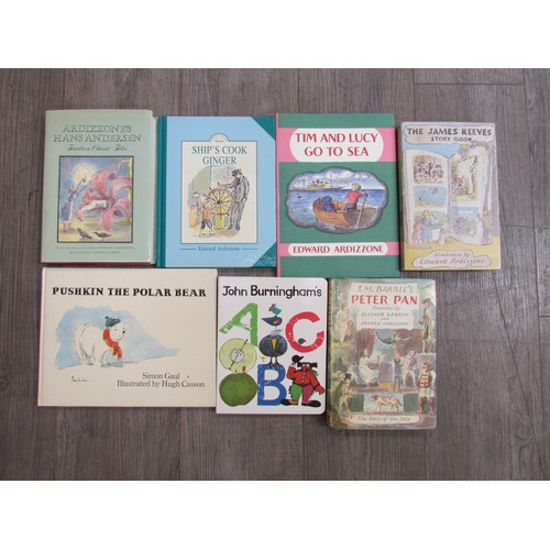 7571 - A collection of children's books illustrated by Edward Ardizzone , John Burningham , Hugh Carson etc