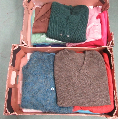 6060 - A quantity of mainly 1960's/70's lady's knitwear to include retail labels Pringle for Simpson, Picca... 