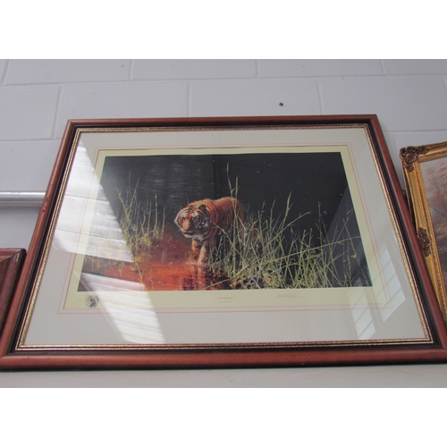 1360 - DAVID SHEPHERD, Jungle Gentlemen, limited edition print, pencil signed bottom right, framed and glaz... 