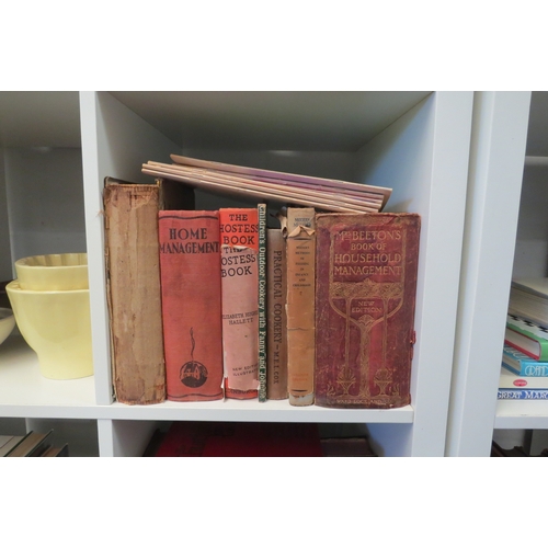 1353 - A small collection of vintage cookery and domestic books, including Mrs Beeton's Book of Household M... 