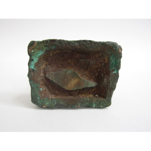 7550 - JOHN EDWARDS (1939-2009) A a unique abstract bronze sculpture, 15cm high (purchased from the TW Gaze... 