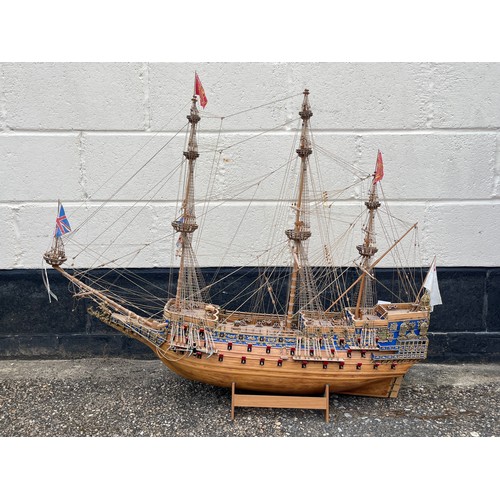 8010 - A hand built model ‘Sovereign of the Seas’ on display stand