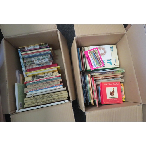 1426 - Two boxes of children's and illustrated books, including Rev. Awdry 