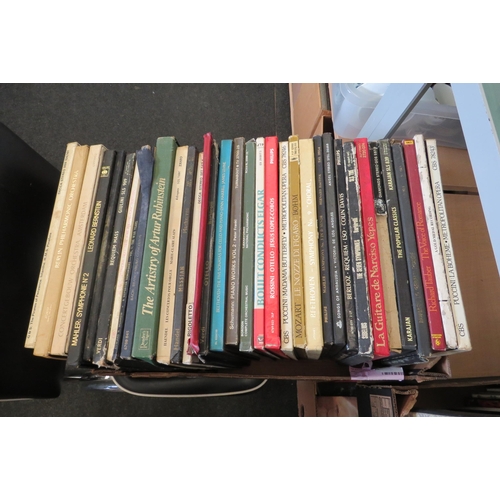 1475 - A box of classical musical vinyl LP boxsets (34)