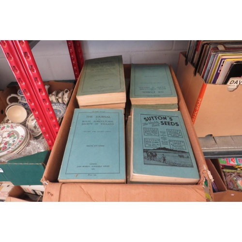 1212 - 'Journal of the Royal Agricultural Society of England', 35 volumes, circa 1830's-1930's, variously b... 