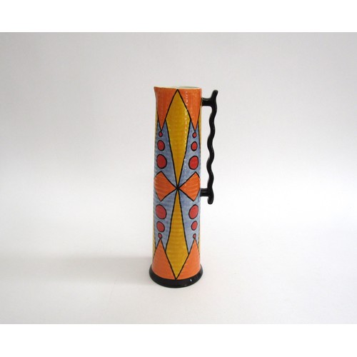 7002 - A Lorna Bailey 'Aztec' jug, limited edition No: 190/200, marks to base. 30cm high