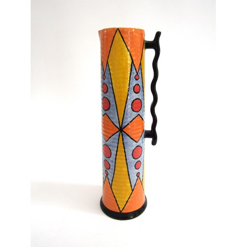 7002 - A Lorna Bailey 'Aztec' jug, limited edition No: 190/200, marks to base. 30cm high