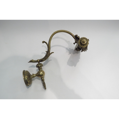 4430 - An Edwardian ornate French brass picture light  (R)  £50