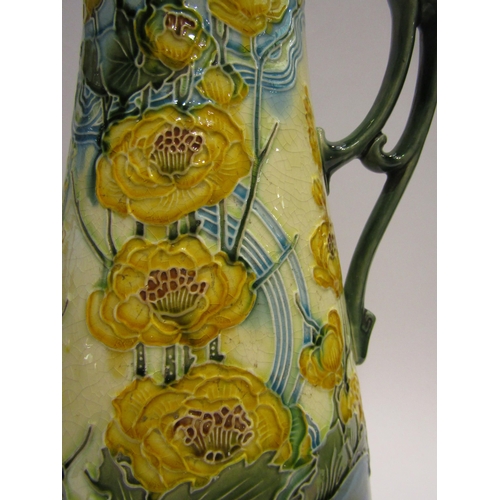 4012 - A large Circa 1900 Mintons Secessionist jug, 49.5cm tall