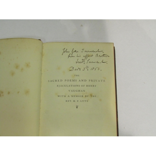 4041 - Three 19th Century volumes including Tennyson's Poems, 1864, illustrations by J.E. Millais, D.G. Ros... 