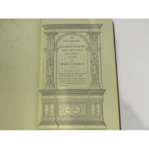 4041 - Three 19th Century volumes including Tennyson's Poems, 1864, illustrations by J.E. Millais, D.G. Ros... 