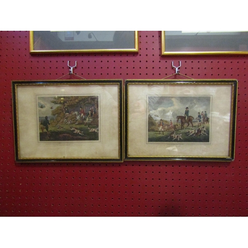 4064 - Published F.J. Mason 1834 two hunting prints 