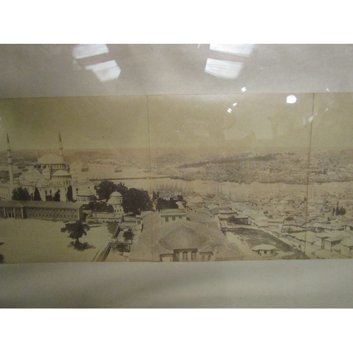 4306 - Abdullah frères, a large panoramic albumen print photograph of Constantinople from Beyazit tower, c.... 