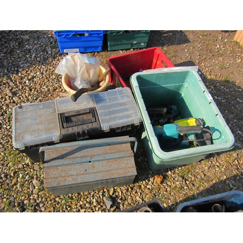 3419 - A quantity of mixed tools and tool boxes.  DTI Failure: Please see information pages