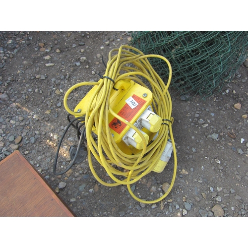 3433 - A 110v transformer with lead