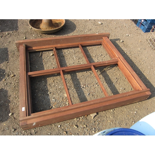 3503 - A hardwood window frame