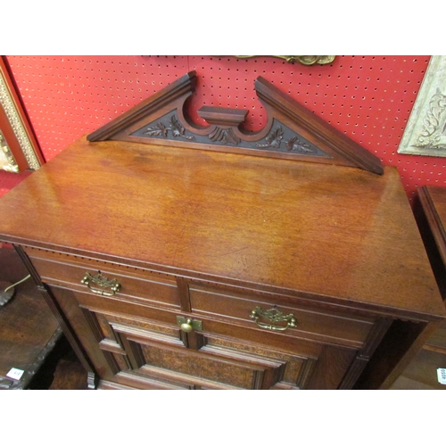 4035 - A circa 1890 Arts & Crafts walnut escritoire stamped 