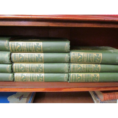 4039 - Fifteen volumes Waverley Novels, large text Border Edition circa1898/9 by Sir Walter Scott, ageing t... 