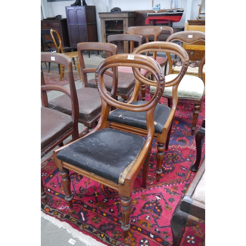 2183 - A pair of balloon back chairs for restoration