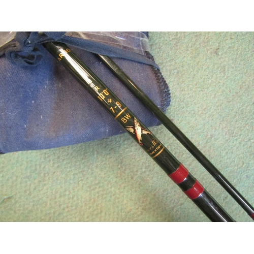 4247 - A Bruce & Walker 7-9 fly fishing rod with reel