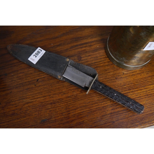 2083 - A Johnathan Crooks of Sheffield knife sheath