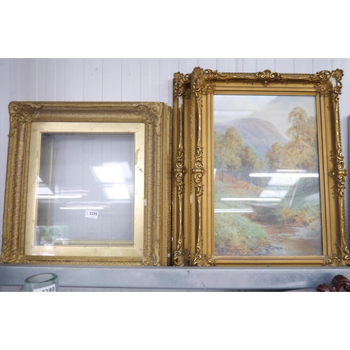 2295 - Four gilt frames