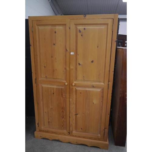 2326 - A pine full height wardrobe