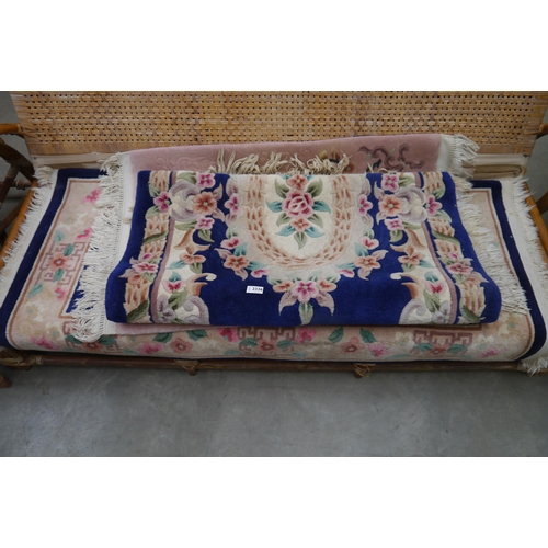 2336 - Three Chinese rugs   (E) £15-20