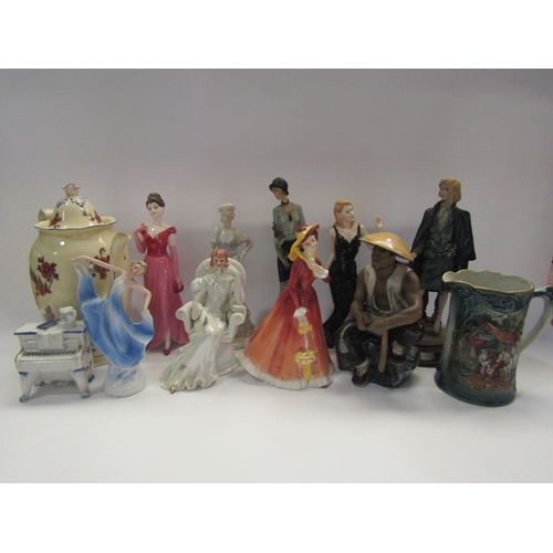 4297 - Nine assorted figures including Royal Doulton 