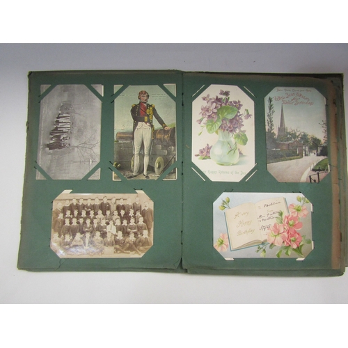 4314 - A postcard album of various scenes and people including Birmingham/Redditch