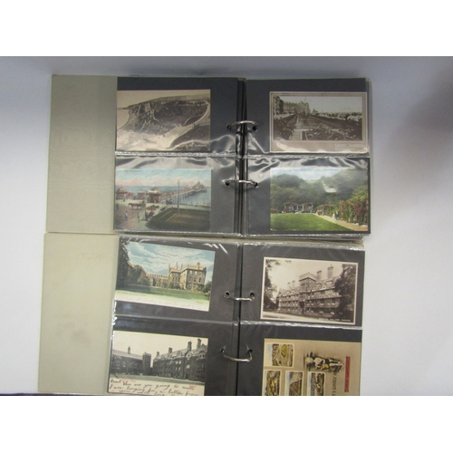 4315 - Two albums containing a quantity of topographical postcards, approximately 250