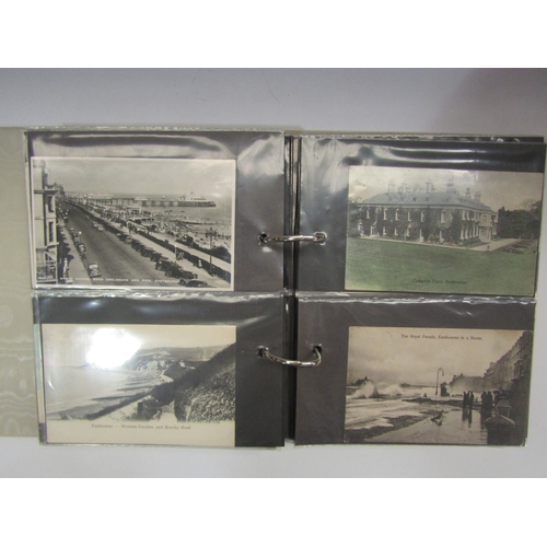 4315 - Two albums containing a quantity of topographical postcards, approximately 250