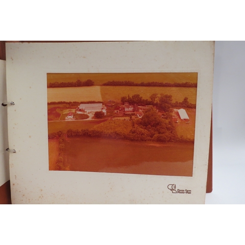 4439 - An album of Park Farm, Diss, 20 photographs from an aeroplane circa 1970's  (R)  £0